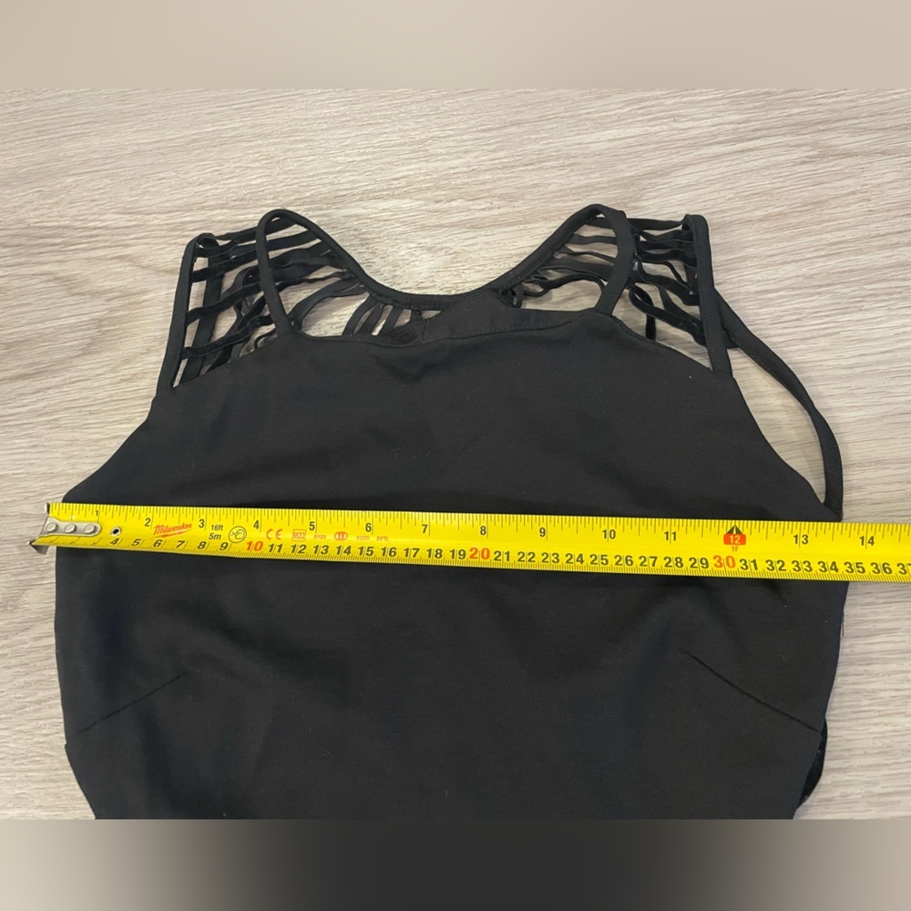 FOR LOVE & LEMONS Cute Strappy-Back Little Black Dress. XS - Picture 6 of 7